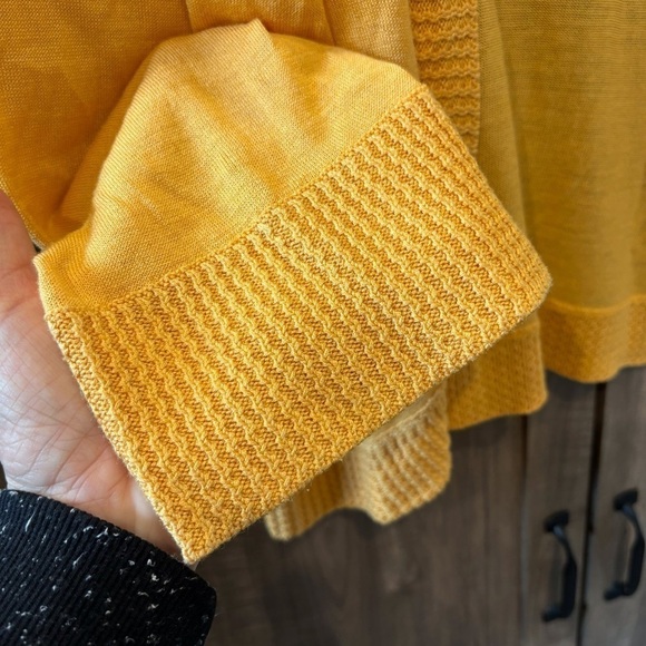 Chicos Size 3 (XL) Silk Sweater Cardigan Shrug Open Front - Picture 7 of 9